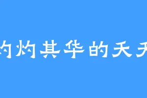 灼灼其华的夭夭