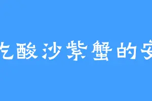 爱吃酸沙紫蟹的安鹏