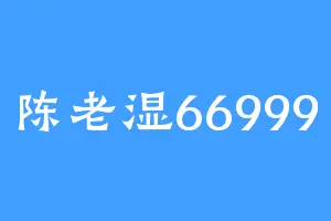 陈老湿66999