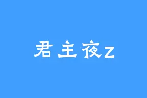君主夜z
