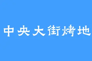 在中央大街烤地蛋