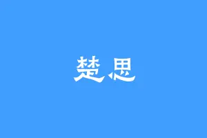 楚思
