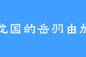 天龙国的岳羽由加莉