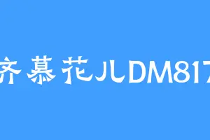 齐慕花儿DM817
