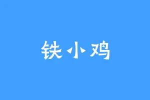 铁小鸡
