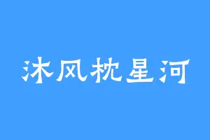 沐风枕星河