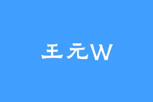王元W
