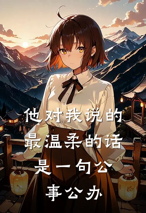 他对我说的最温柔的话，是一句公事公办