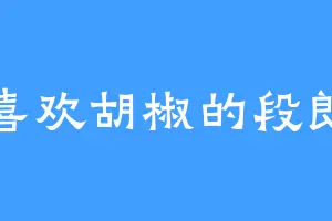 喜欢胡椒的段郎