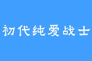 初代纯爱战士