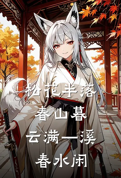 松花半落春山暮,云满—溪春水闲