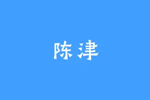 陈津