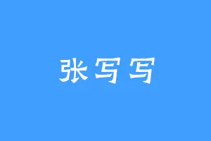 张写写