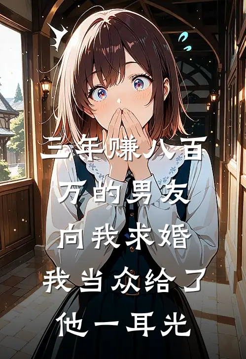 三年赚八百万的男友向我求婚，我当众给了他一耳光