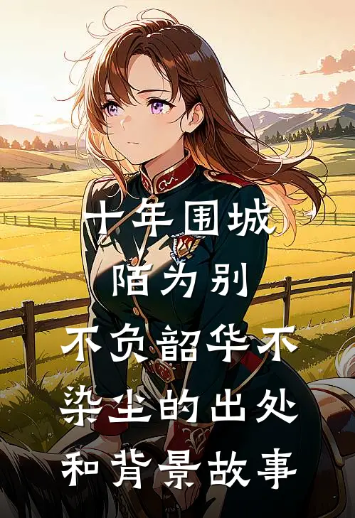 十年围城陌为别,不负韶华不染尘的出处和背景故事